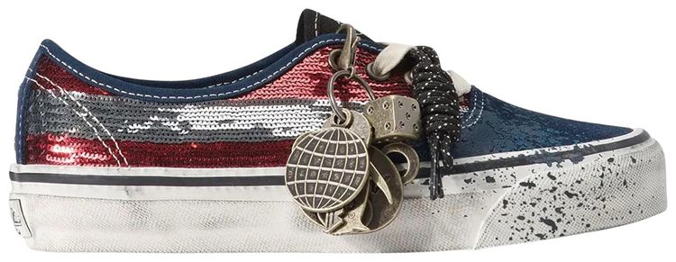 Vans Authentic Premium La Habana   Red Navy