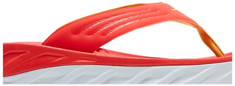 HOKA Ora Recovery Flip Slide Fiesta Amber Yellow