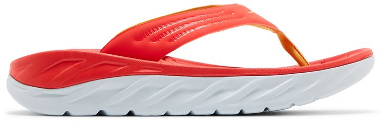 HOKA Ora Recovery Flip Slide Fiesta Amber Yellow