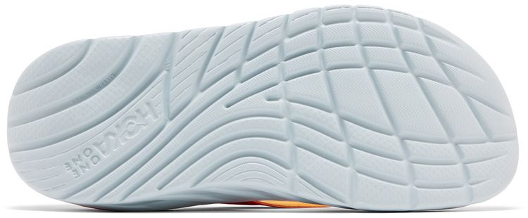 HOKA Ora Recovery Flip Slide Fiesta Amber Yellow
