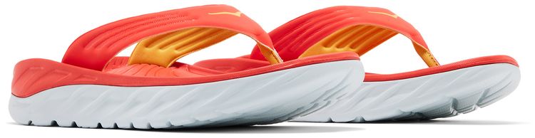 HOKA Ora Recovery Flip Slide Fiesta Amber Yellow