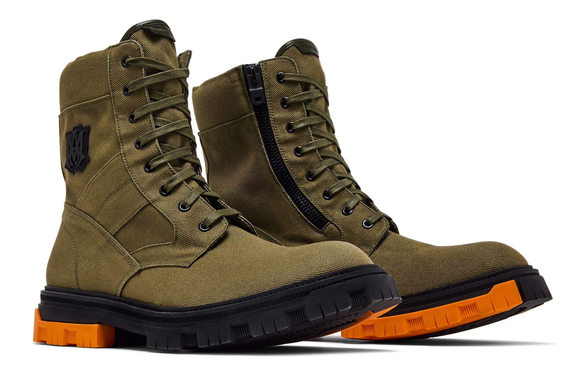 Ⓜ︎Ⓜ︎Ⓜ︎AMIRI アミリ COMBAT BOOT ミリタリー　コンバット Buy Amiri Combat Boot 'Military Green' - PF22MFB002 301 | GOAT
