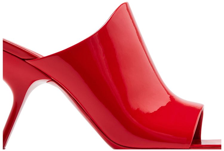Wmns Ferragamo Era Patent Leather Mule Red