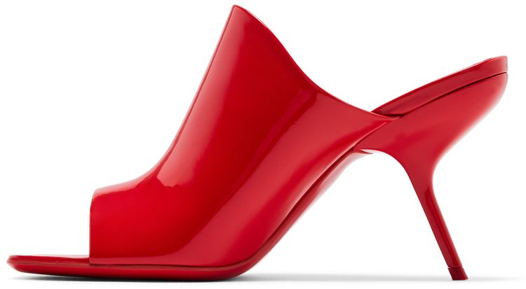 Wmns Ferragamo Era Patent Leather Mule Red