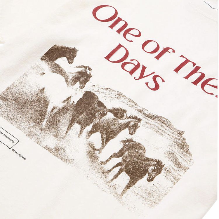 One Of These Days Glad Youre Here With Me T Shirt Bone