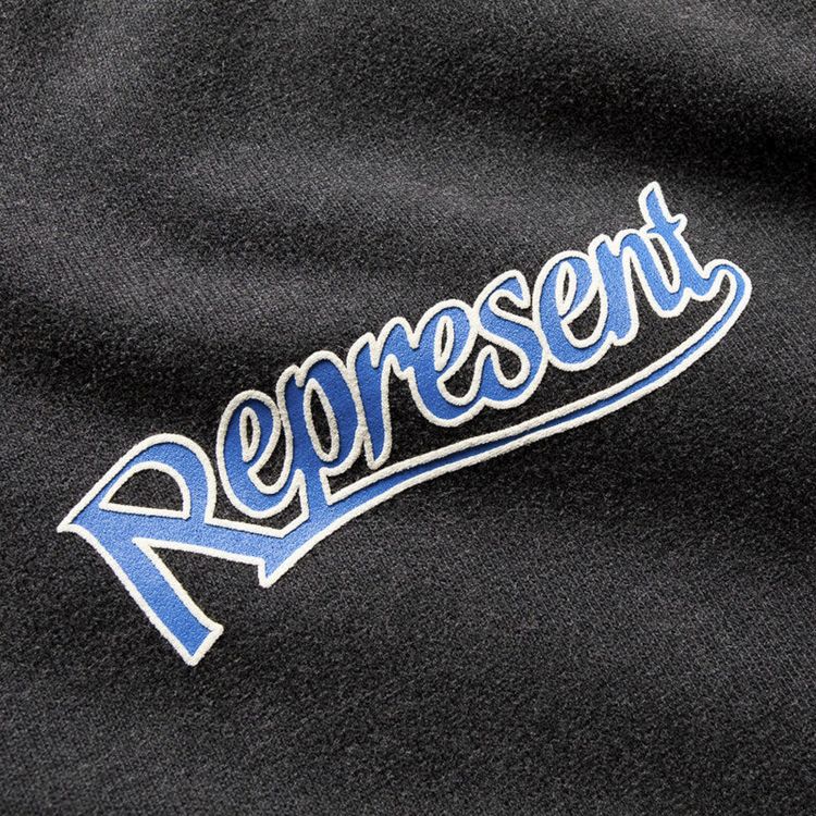 Represent Clo Showcasing T Shirt Stained Black