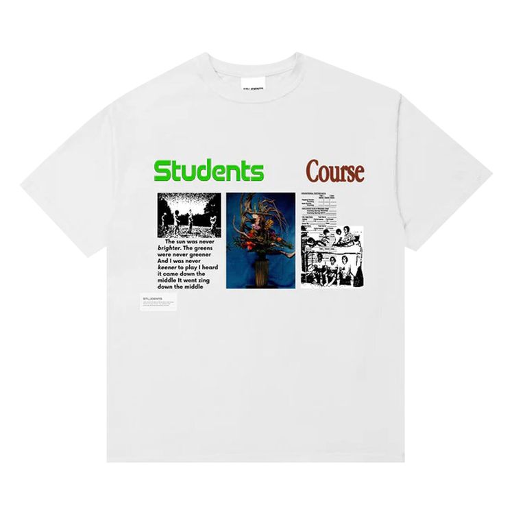 Students Students Course T Shirt White