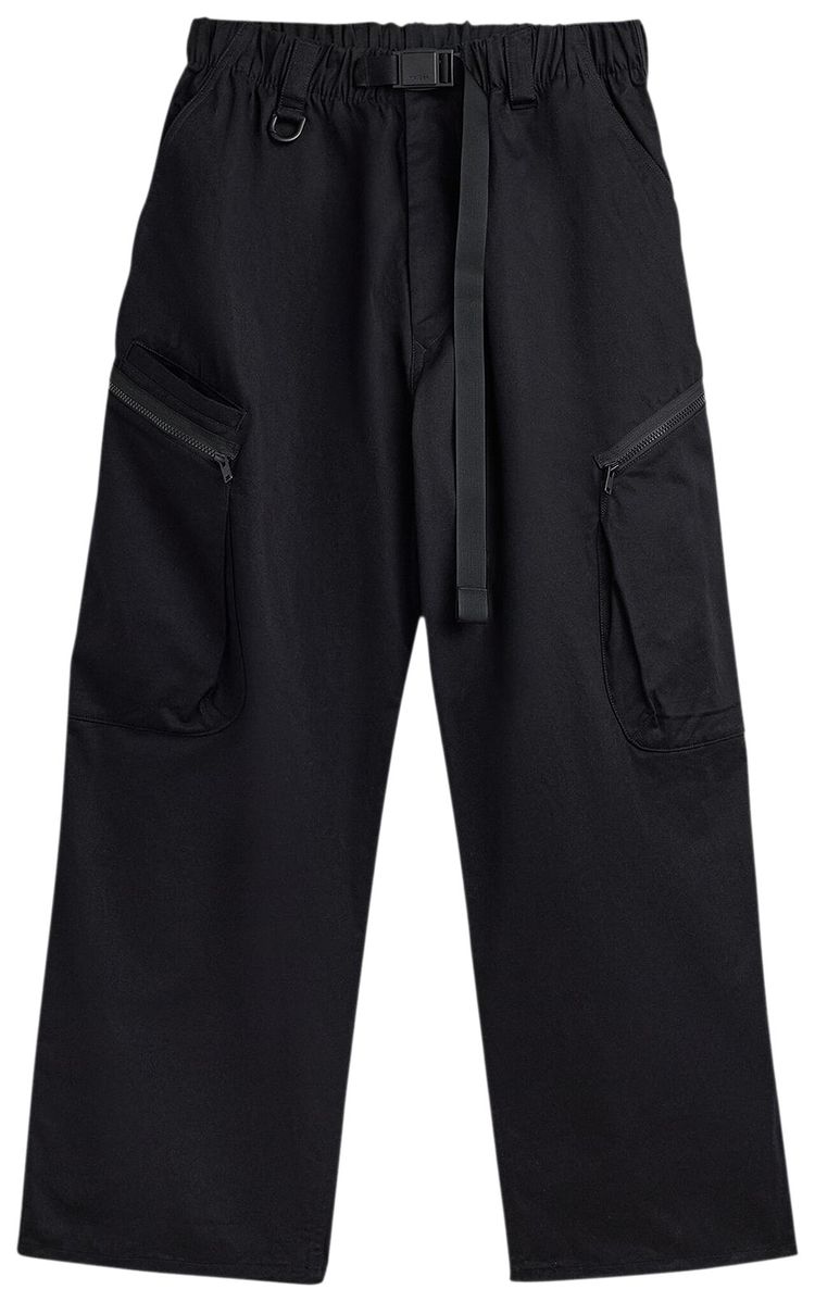 Y 3 UT Twill Cargo Pants Black