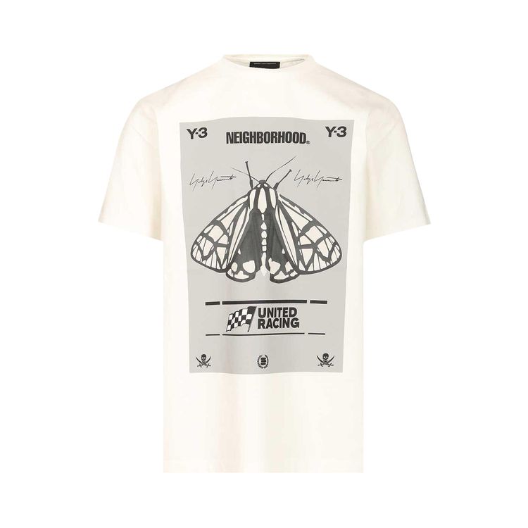 Y 3 NBHD Graphic Tee White