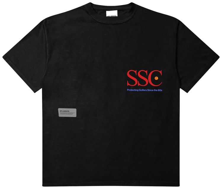 Students SSC Short Sleeve T Shirt Black