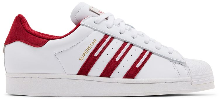 adidas Superstar Embroidered Red Stripes