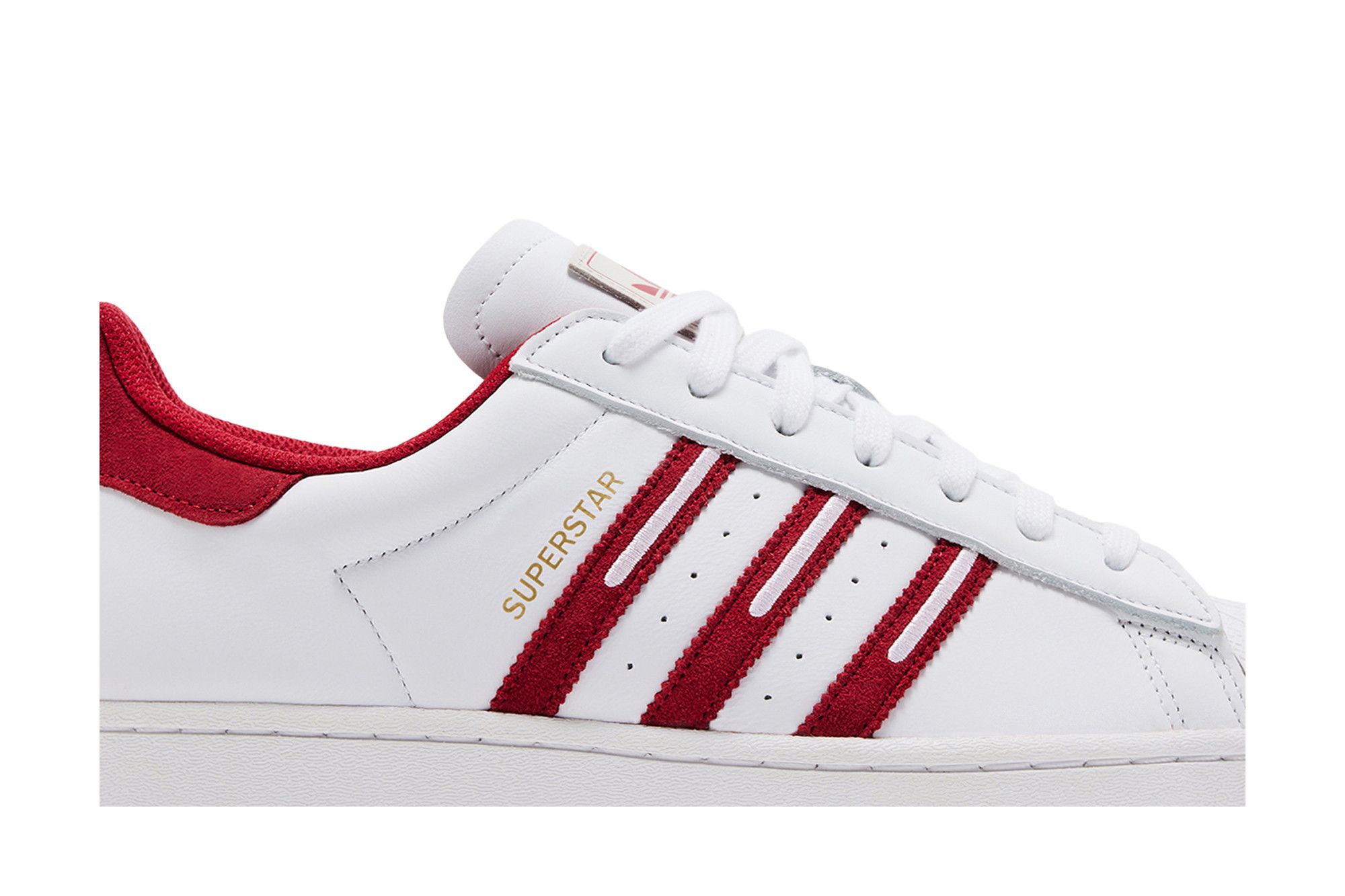 Buy adidas Superstar 'Embroidered Red Stripes' - ID1371 | GOAT