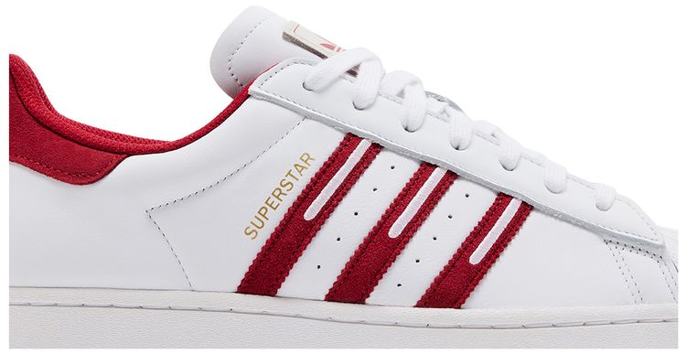adidas Superstar Embroidered Red Stripes