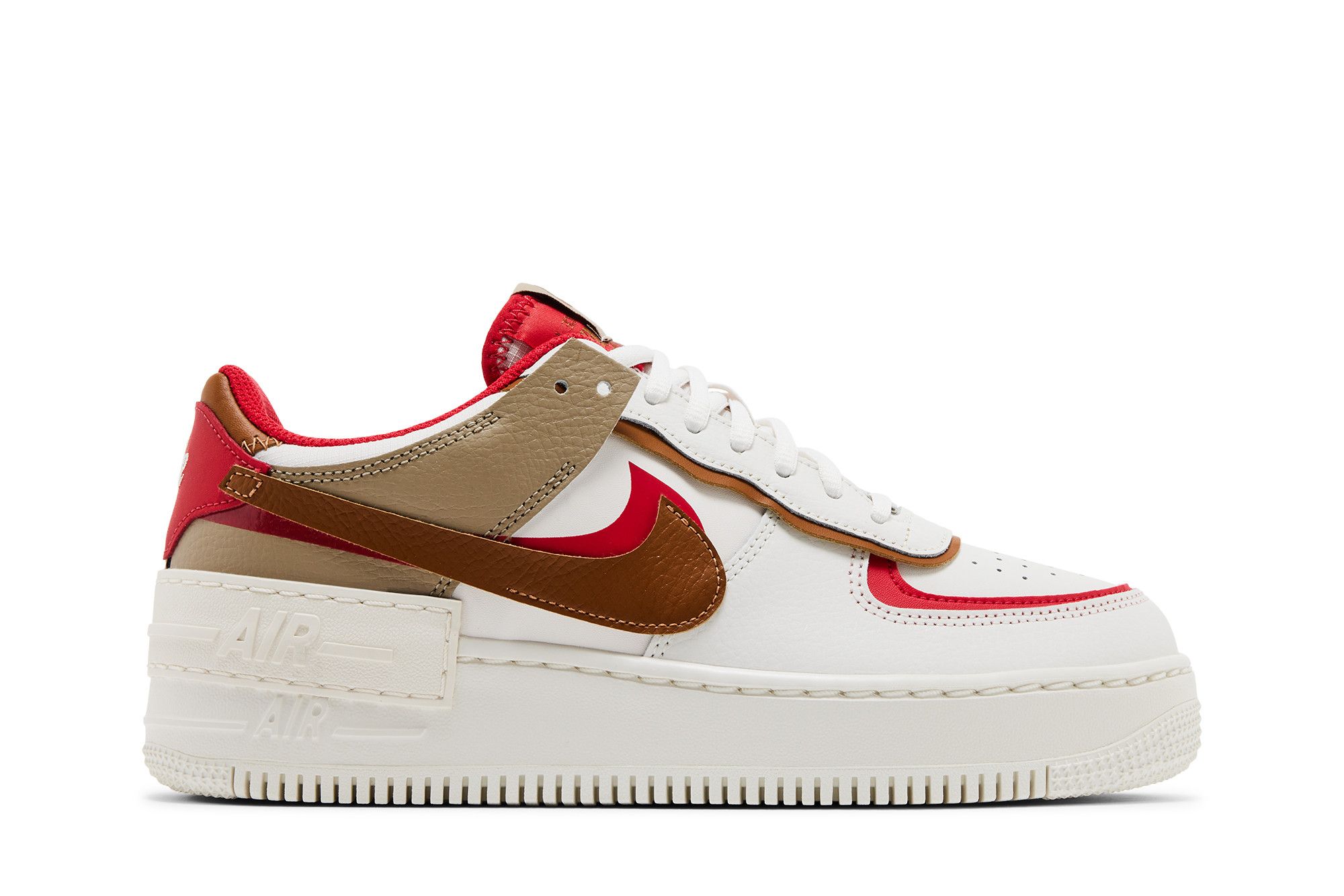 nike air force 1 trainers phantom metallic red bronze white