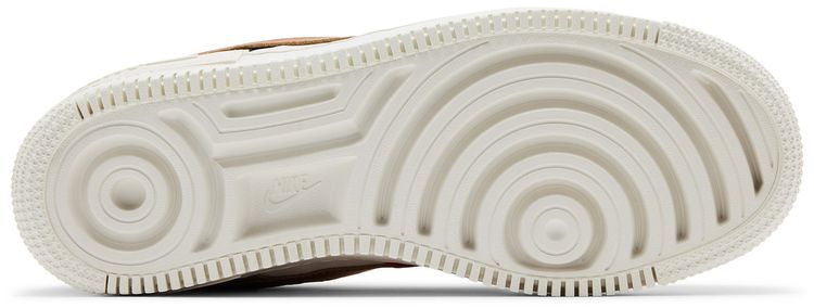 Nike Wmns Air Force 1 Shadow Phantom Fire Red Khaki