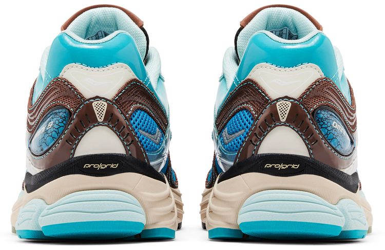 Footpatrol x Saucony ProGrid Omni 9 Blue Brown