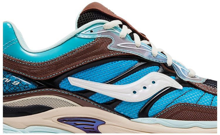 Footpatrol x Saucony ProGrid Omni 9 Blue Brown