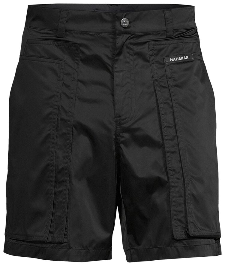 Nahmias Nylon Cargo Shorts Black