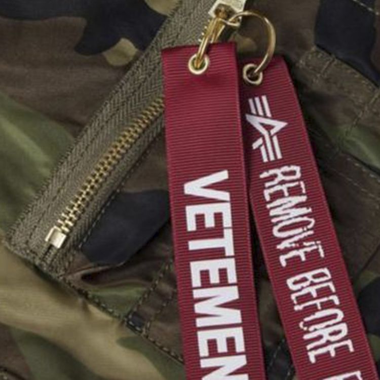 Vetements Cargo Bomber Jacket Green Camouflage