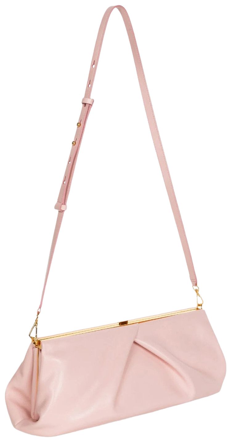 Dries Van Noten Fold Crisp Clutch Bag Rose