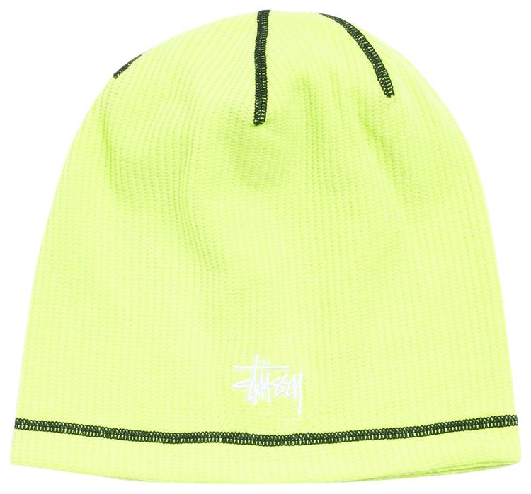 Stussy Waffle Skullcap Lime