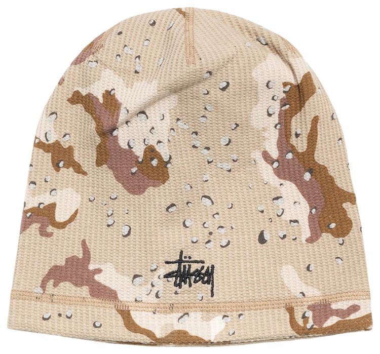 Stussy Waffle Skullcap Desert Camo