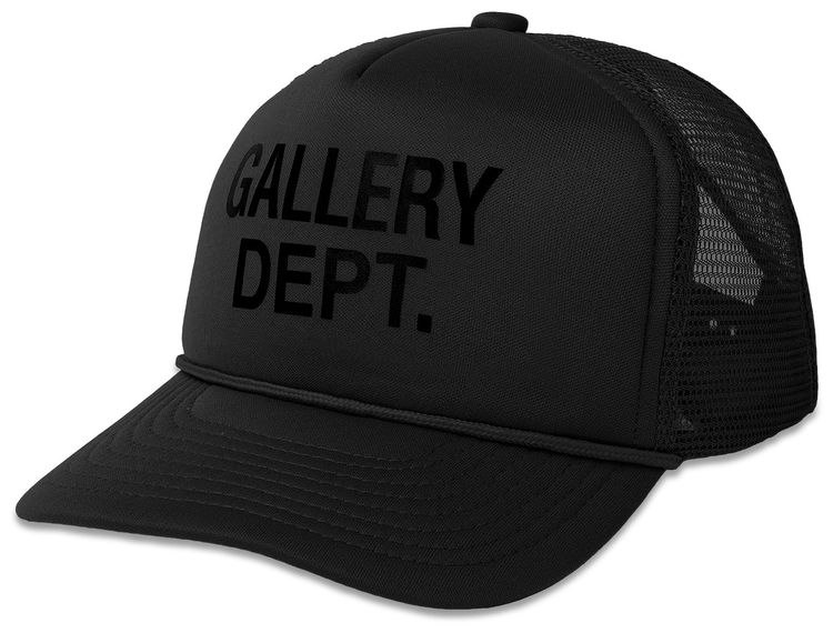 Gallery Dept GD Logo Trucker Black