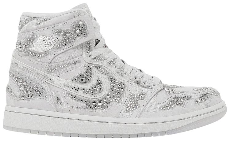 Swarovski x Wmns Air Jordan 1 High OG Vast Grey