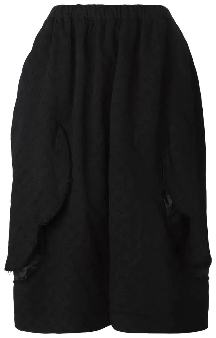Comme des Garcons Ruffled Layer Design Skirt Black