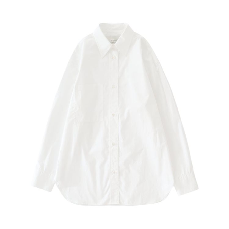 Studio Nicholson Shirt With Embroidery Optic White