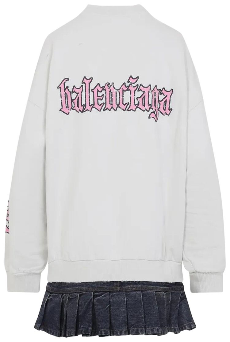 Balenciaga Hybrid Dress Dirty White