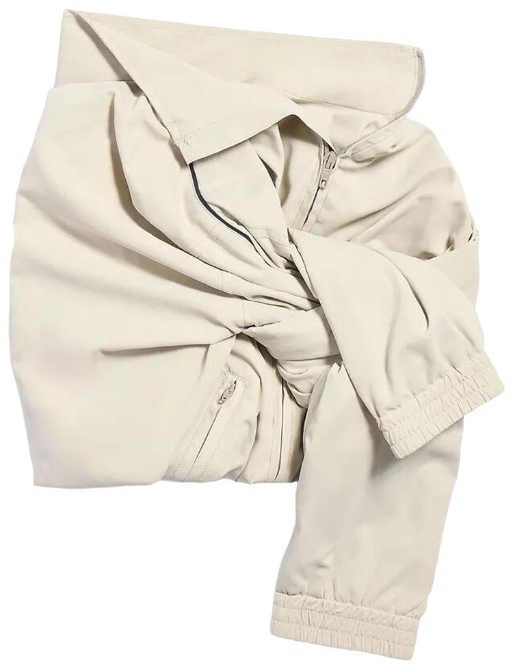 Balenciaga Knotted Tracksuit Skirt Cream
