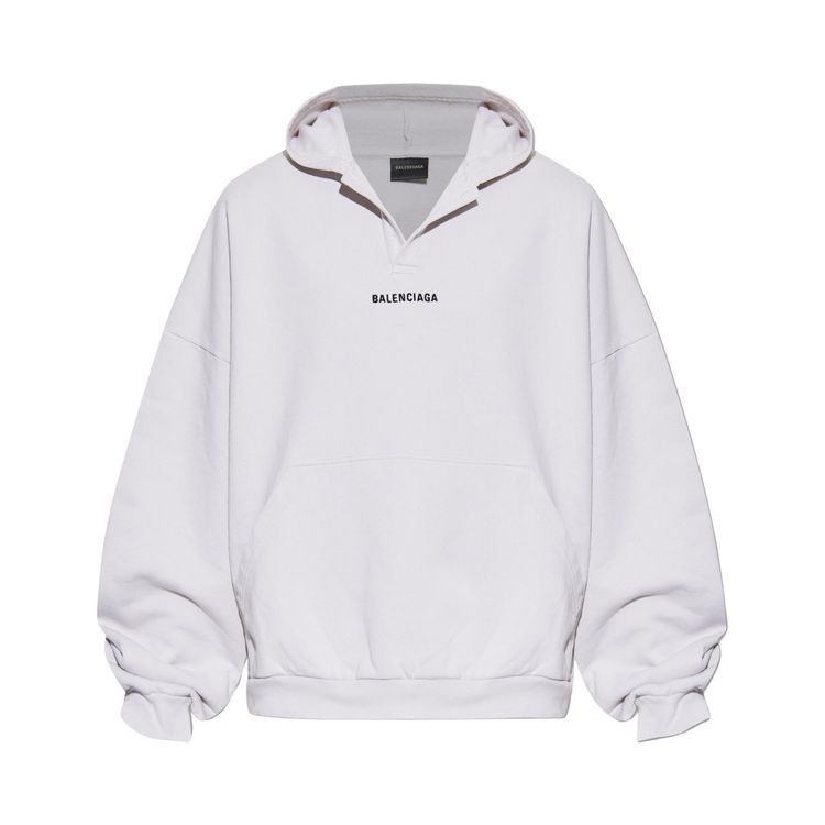 Balenciaga Polo Hoodie Off WhiteBlack