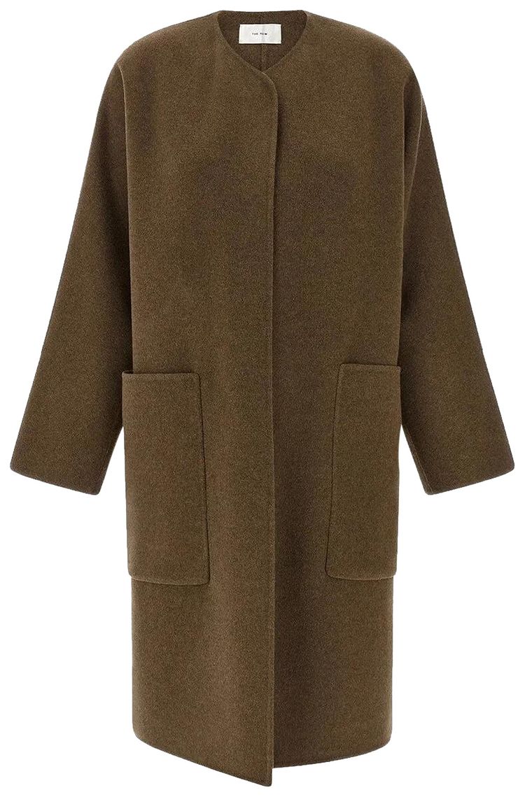 The Row Tiberus Coat Otter