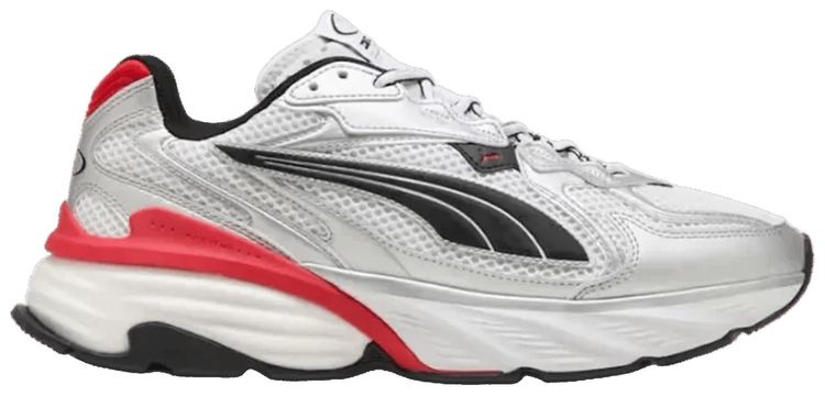 Puma Fade Silver White Red