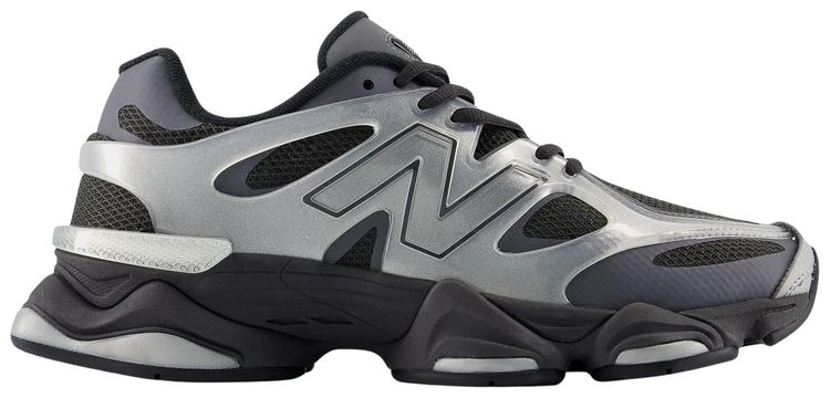New Balance 9060 X Silver Metallic Black Cement