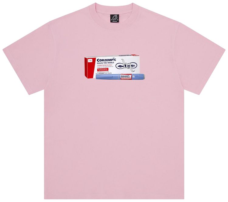 Corteiz Corzempic Tee Pink