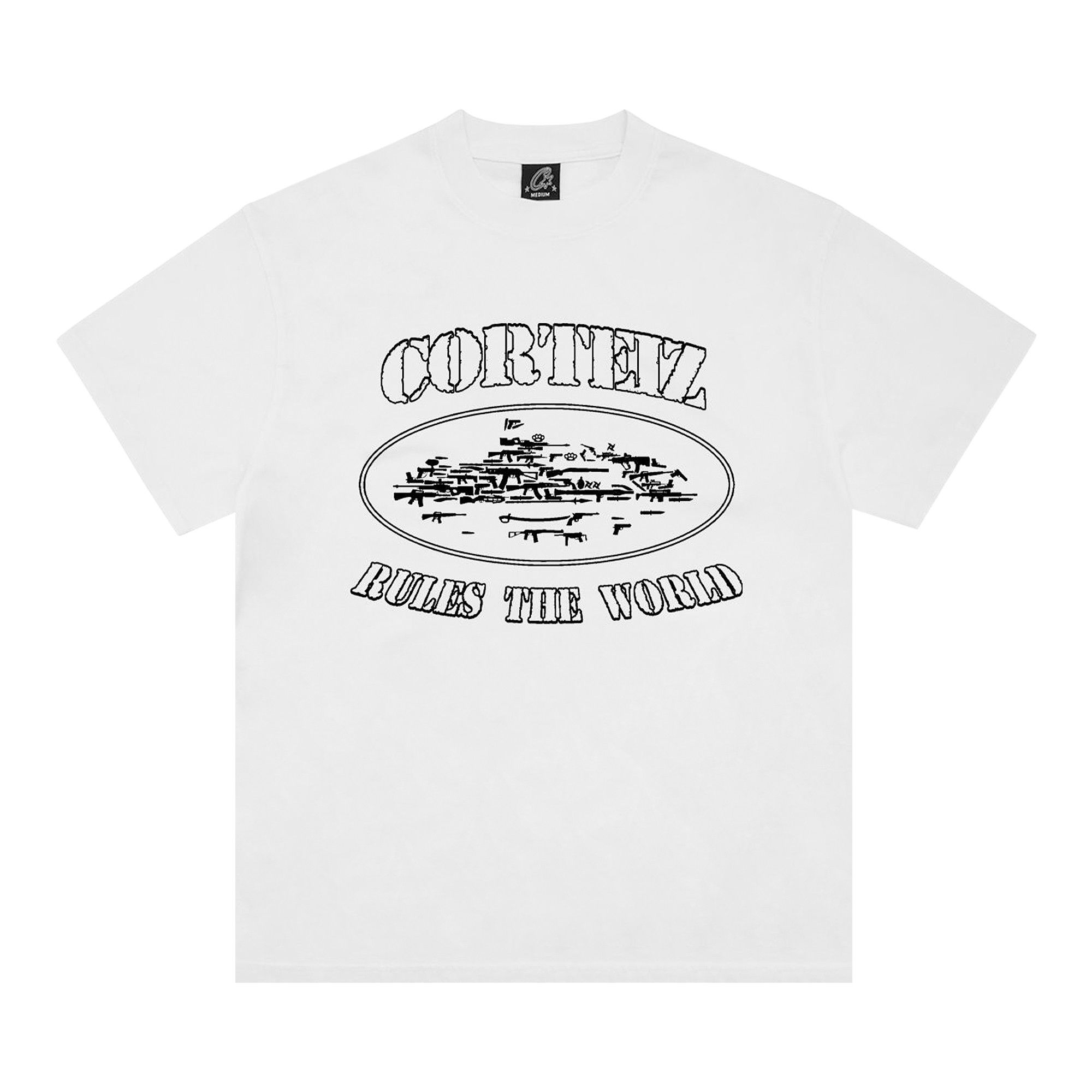 Buy Corteiz OG Artillery Tee 'White' - 07892 1SS2604COATW WHIT | GOAT