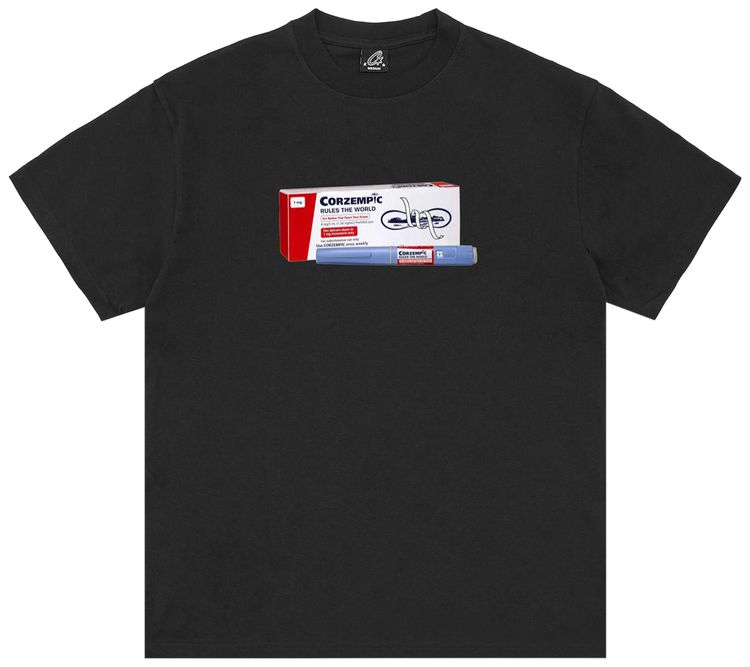 Corteiz Corzempic Tee Black
