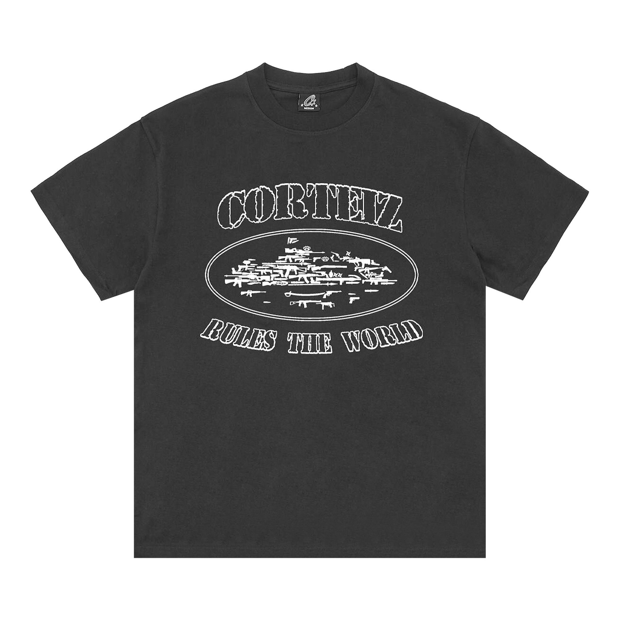 Buy Corteiz OG Artillery Tee 'Black' - 07892 1SS2604COATB BLAC | GOAT