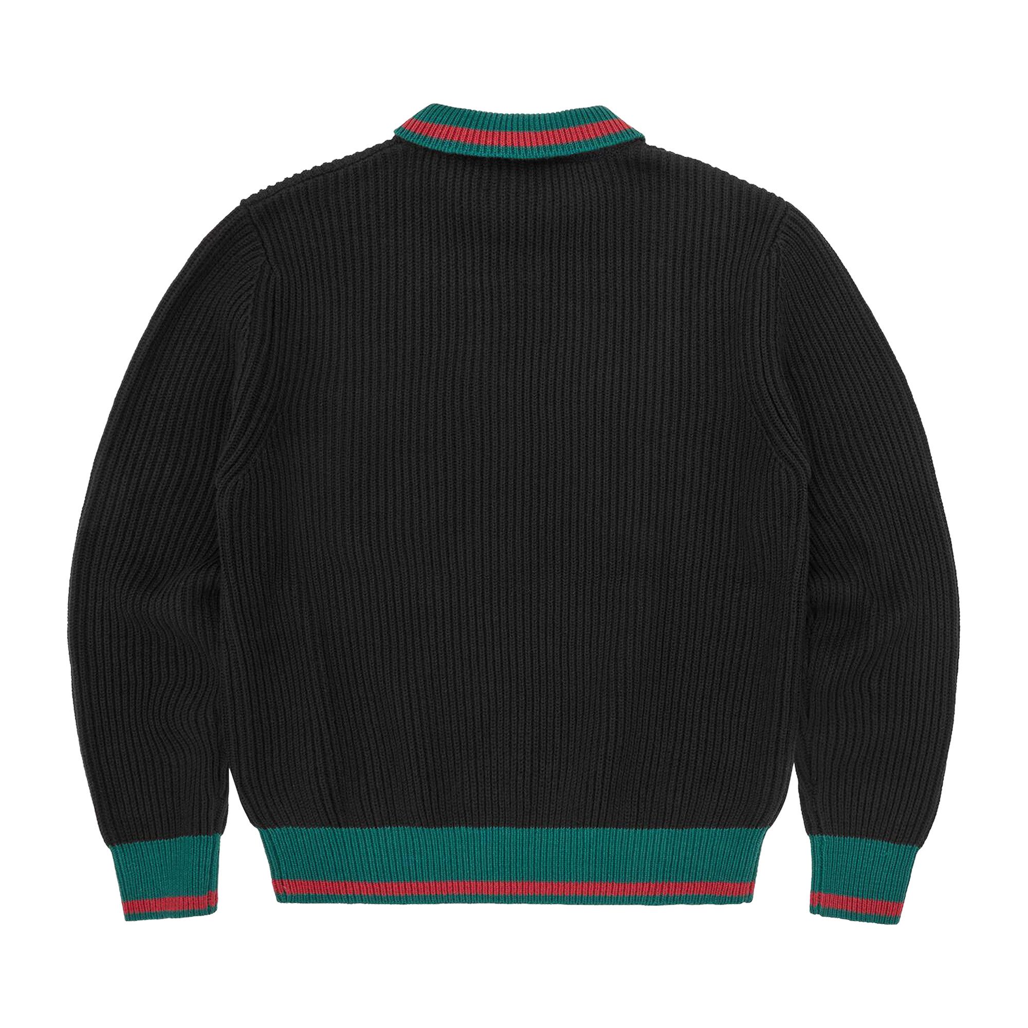 Buy Corteiz Gianni Knit Polo Sweater 'Black' - CRTZ0223 001 | GOAT