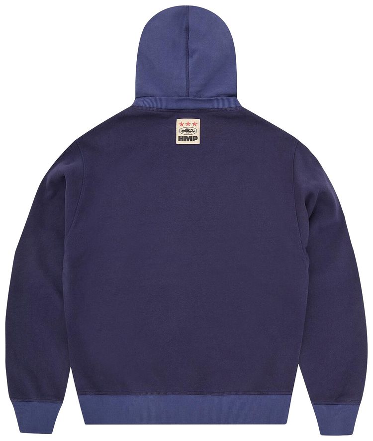 Corteiz HMP Contrast Hoodie Navy