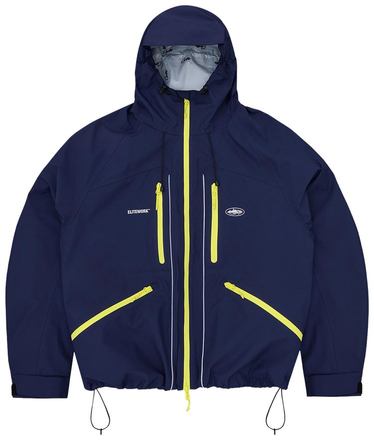 Corteiz Elitework Apex Shell Jacket Navy