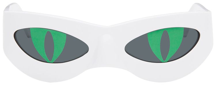 Charles Jeffrey Loverboy Neko Sunglasses White