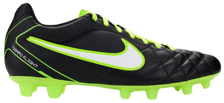 Nike Tiempo Flight Black White Volt