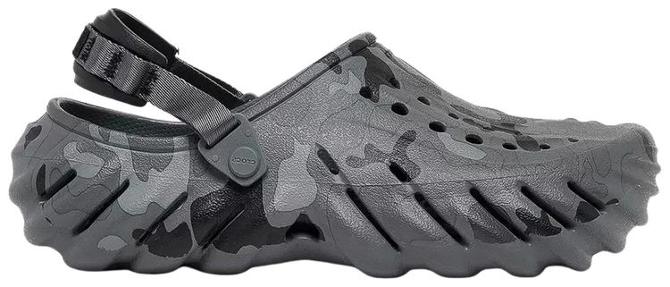 Crocs Echo Clog Charcoal Duck Camo