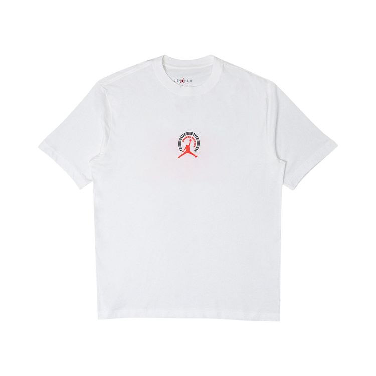 Air Jordan Broken Records Graphic Tee WhiteInfrared 23