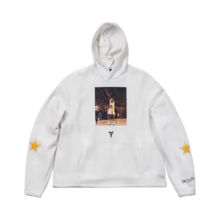 Nike Kobe Bryant 81 Fleece Hoodie WhiteBlack