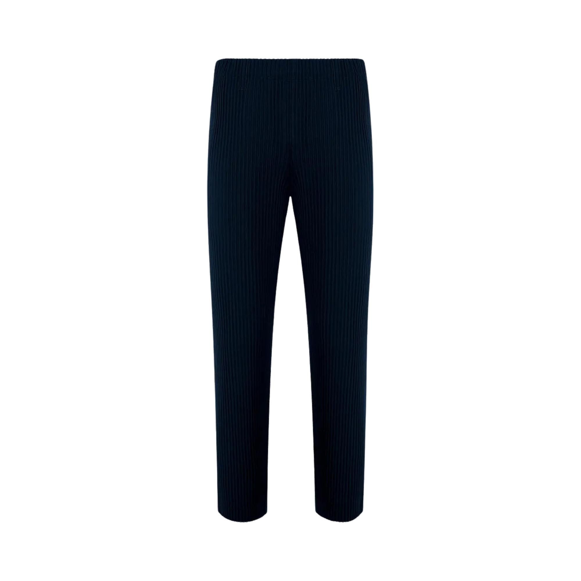 Buy Homme Plissé Issey Miyake Basics Pants 'Navy' - HP66JF550 75