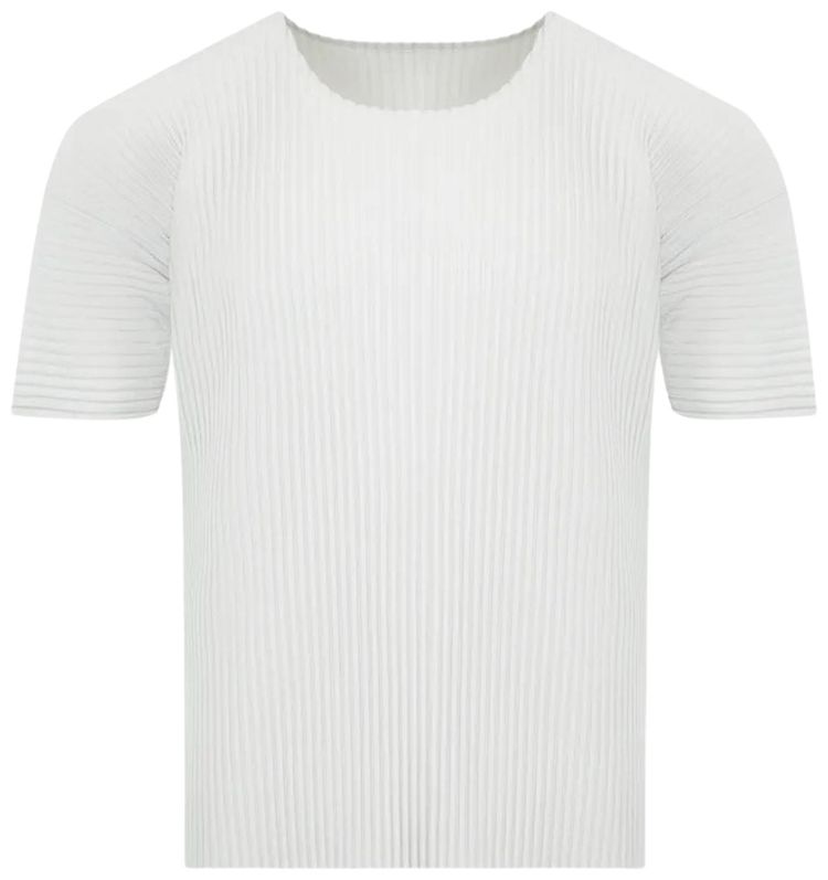 Homme Plisse Issey Miyake Basics T Shirt Light Grey